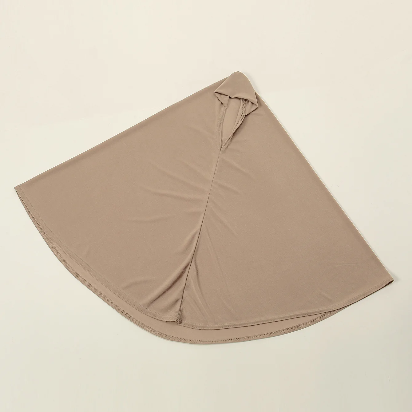 Moslim dunne sjaal, Maleisische hoofddoek, kristallen linnen effen kleur basissjaal, ademend, vergrote versie, zonnescherm, dames sluier sjaal