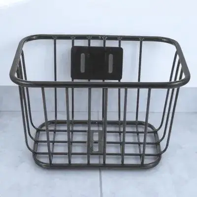 

Children Bike Children Cycling Basket Kids Cycling Metal Durable Sturdy Iron Storage Kids Bike Basket Solution Accessories