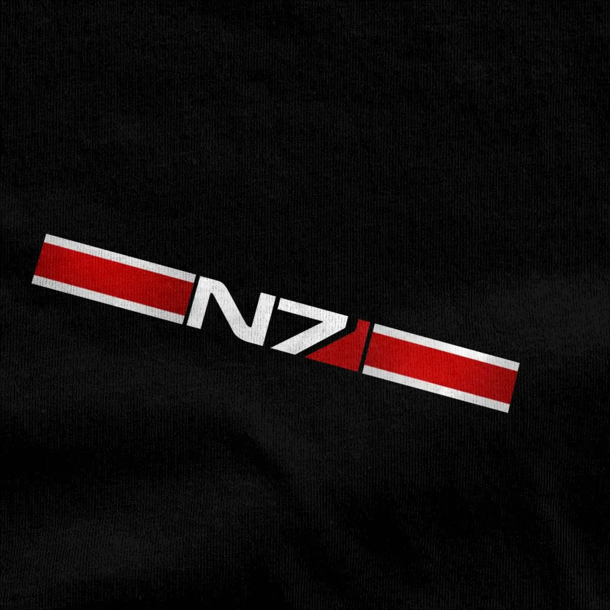 Mass Effect Horizontal N7 T Shirt Men's 100% Cotton Vintage T-Shirts Crew Neck Tees Short Sleeve Tops Big Size