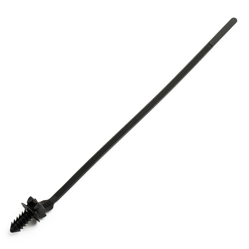 50/100 قطعة سيارة النايلون التعادل التفاف كابل السحابات الثابتة مقاطع سلك تسخير السحابة مشبك كابلات كليب ربطات كابلات إدارة سلك السيارة