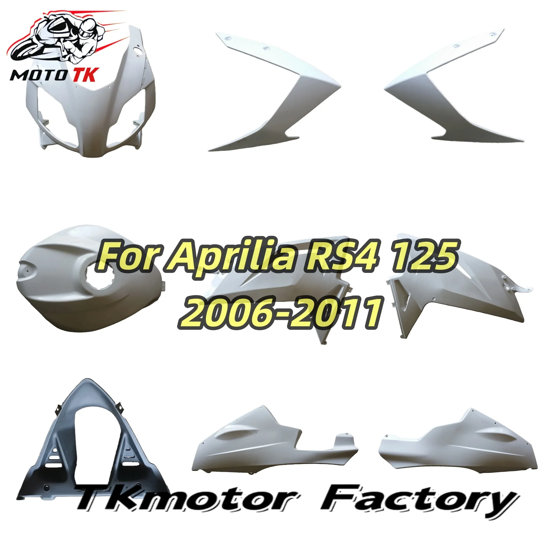 New ABS Motorcycle Fairing kit for Aprilia RS125 2006 2007 2008 2009 2010 2011 RS4 RSV 125 06 07 08 - 11 ABS Plastic Bodywork