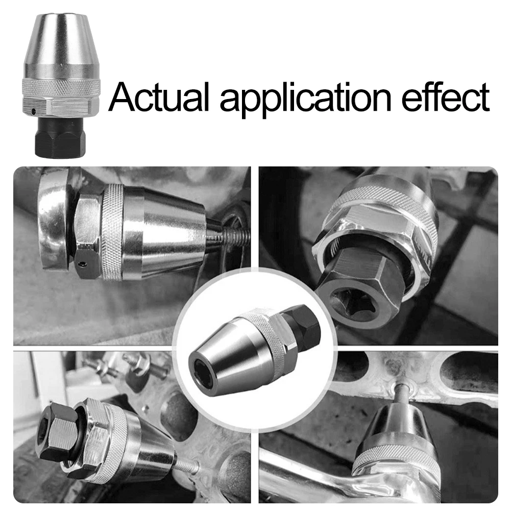 

Broken Thread Stud Extractor 3/8 Inch Broken Bolt Remover Threading Head Socket Remover for Rust Painted Damaged Waste Bolts