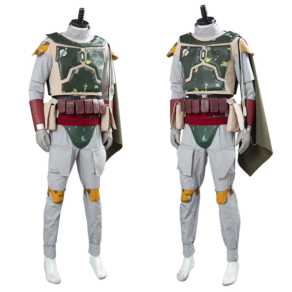Boba-Cosplay para hombre, armadura de batalla de fantasía, película, batalla espacial, cazador de recompensas, disfraz para hombre adulto, traje de fiesta de Carnaval y Halloween