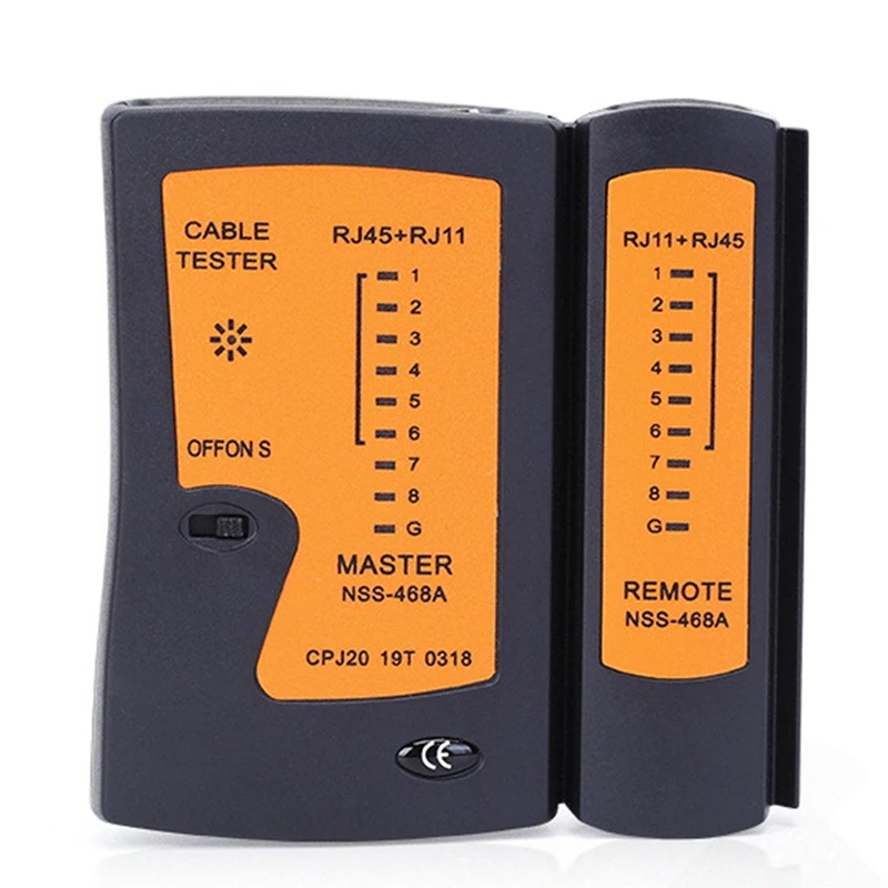 

RJ45 Cable Lan Tester Network Cable Tester RJ45 RJ11 RJ12 CAT5 UTP LAN Cable Tester Networking Tool Network Repair Tool