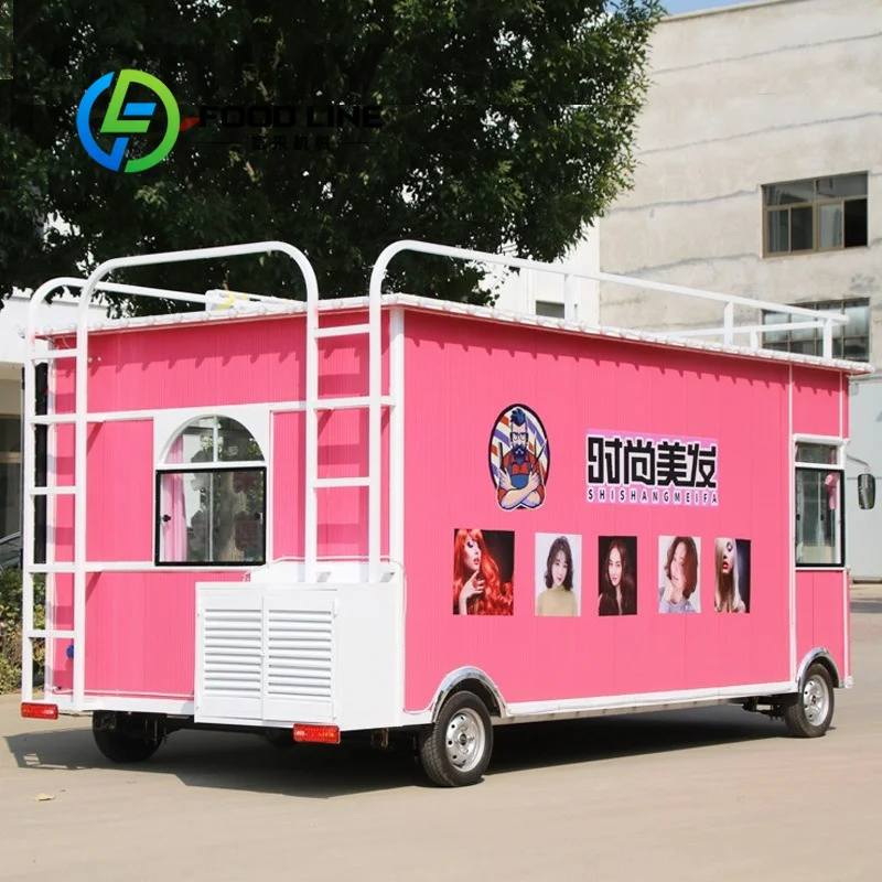 Customizable Electric Mobile Dining Car, Hair Salon, Beauty Clothing Mobile Car