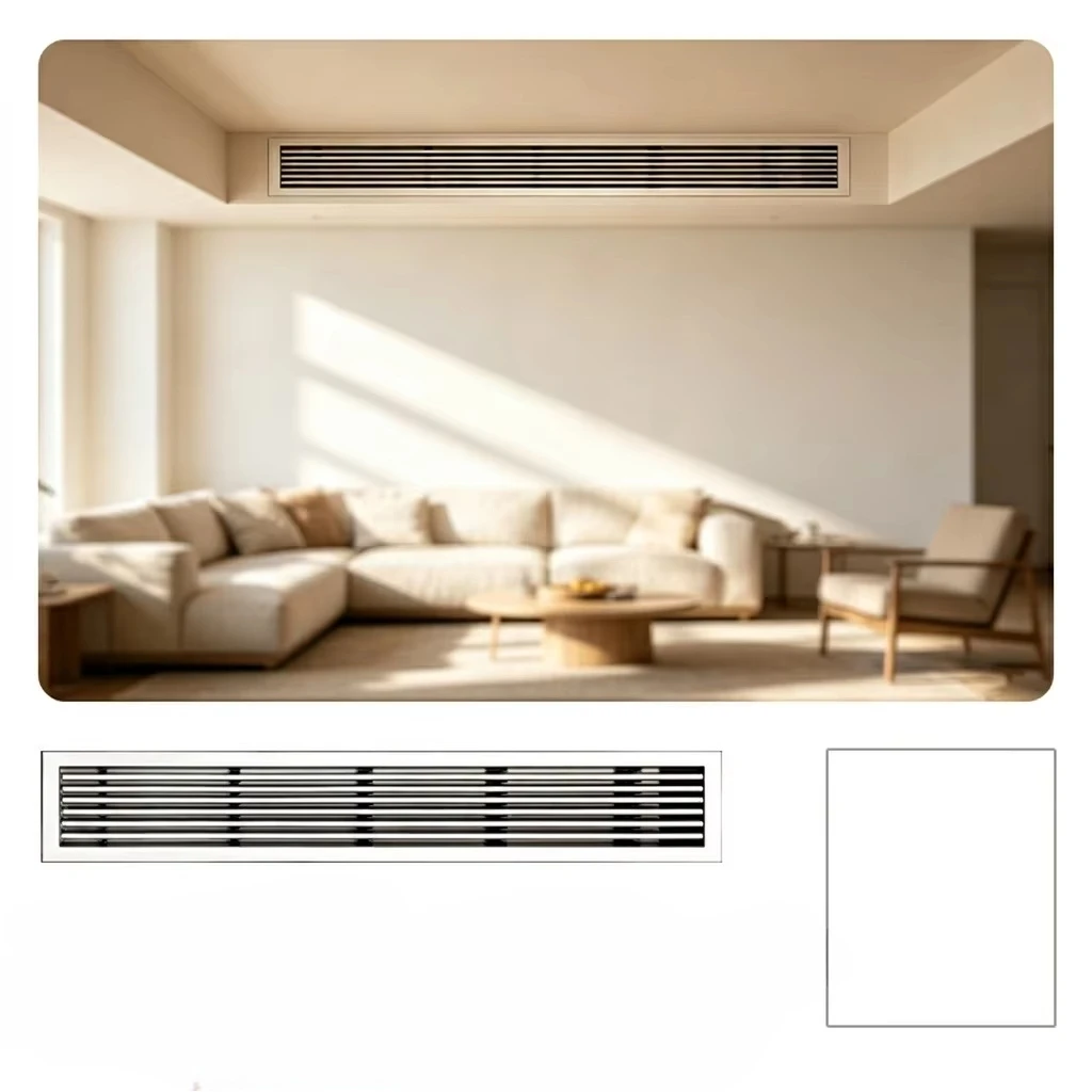 Central air conditioning system linear trend wholesale, can be customized color, size and specification