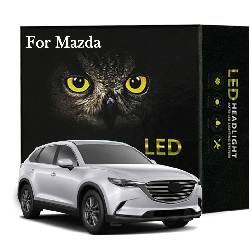 

Car Led Interior Light Kit For Mazda CX-3 CX-5 CX-7 CX-9 CX3 CX5 CX7 CX9 Dome Map Light Canbus No Error