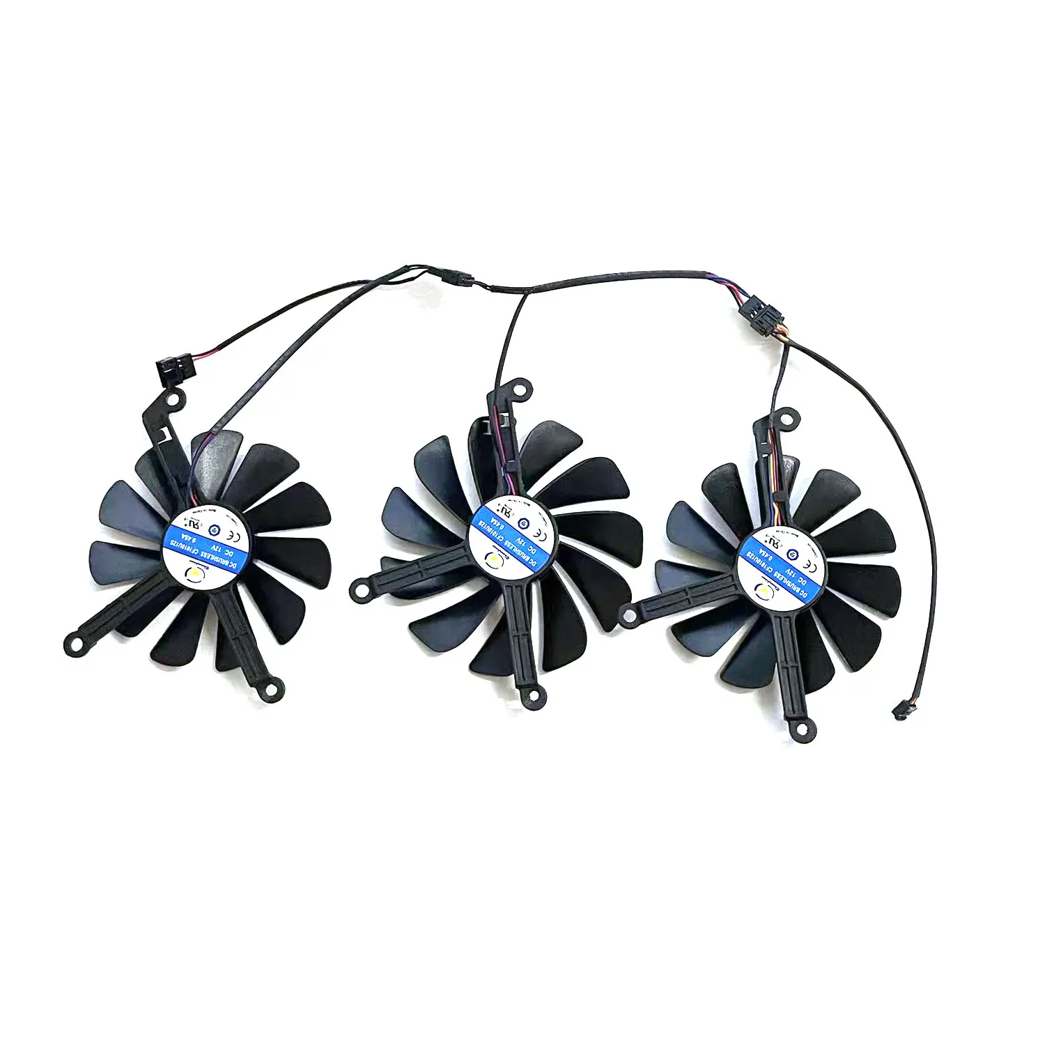 Brand New 85MM 95MM 4 PIN CF1015U12S CF9015U12S GPU Fan for XFX SPEEDSTER SWFT 309 AMD Radeon RX 6700XT OC Graphics Card