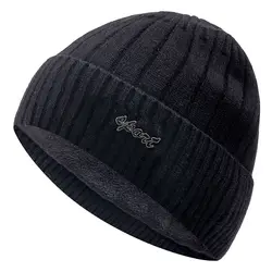 ew zimowa czapka unisex Dodaj polarową ciepłą czapkę Prosta konstrukcja Miękka czapka beanie dla mężczyzn Kobiety Outdoor Gruba czapka narciarska Sportowa czapka z dzianiny