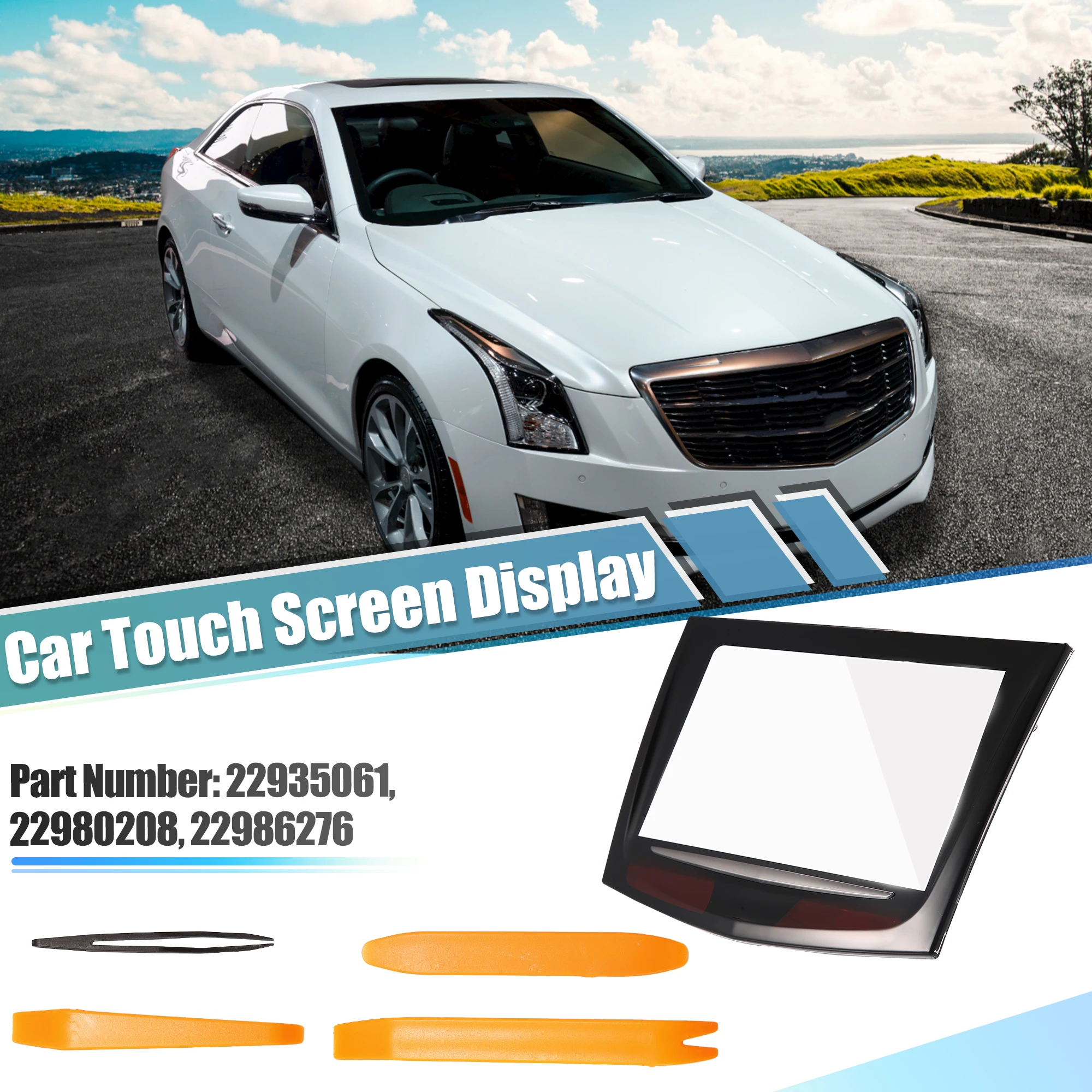 UXCELL Touch Screen Display Gel-Free Infotainment Screen For Cadillac CTS 2014-2017 For Cadillac Escalade ESV 2015-2017