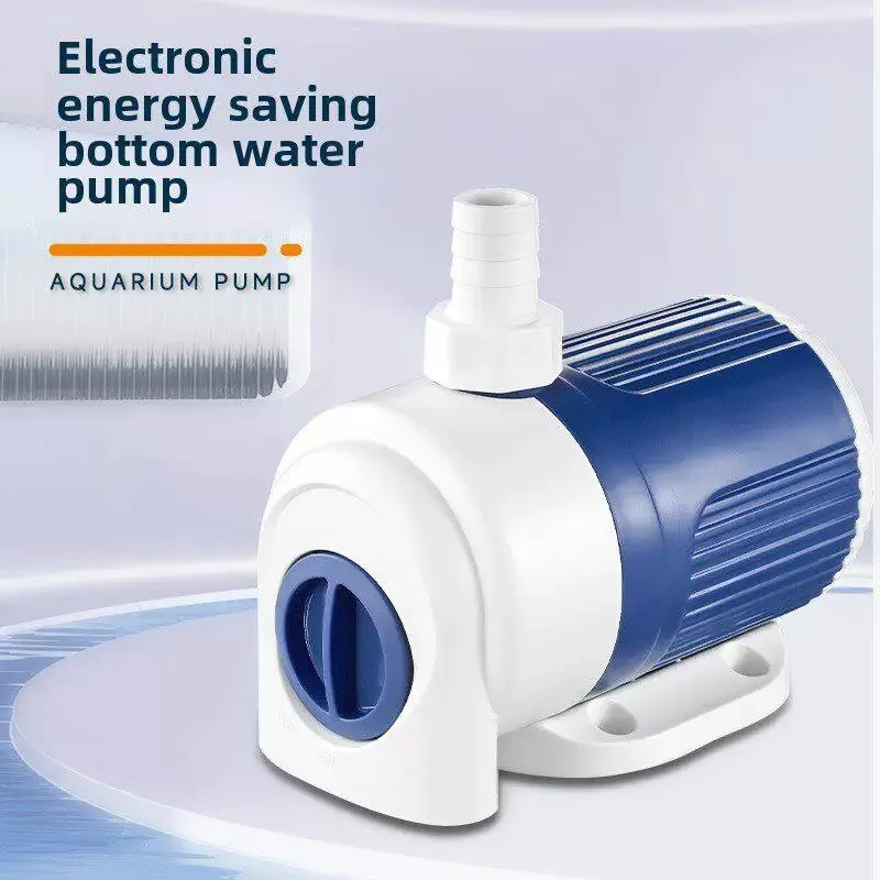 

Ultra Quiet Plastic Cylindrical Submersible Aquarium Water Pump Magnetic Drive Motor Inline Design Fish Tank
