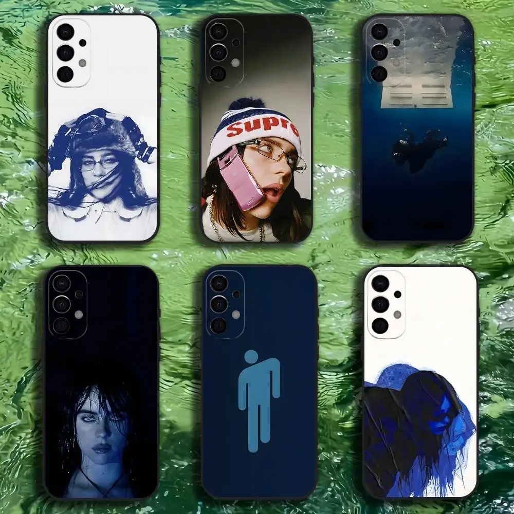

H-Hard And Soft B-Billie-ES Phone Case For Samsung S25,S24,S21,S22,S23,S30,Ultra,S20,Plus,Fe,Lite,Note,10,9,5G Black Cover