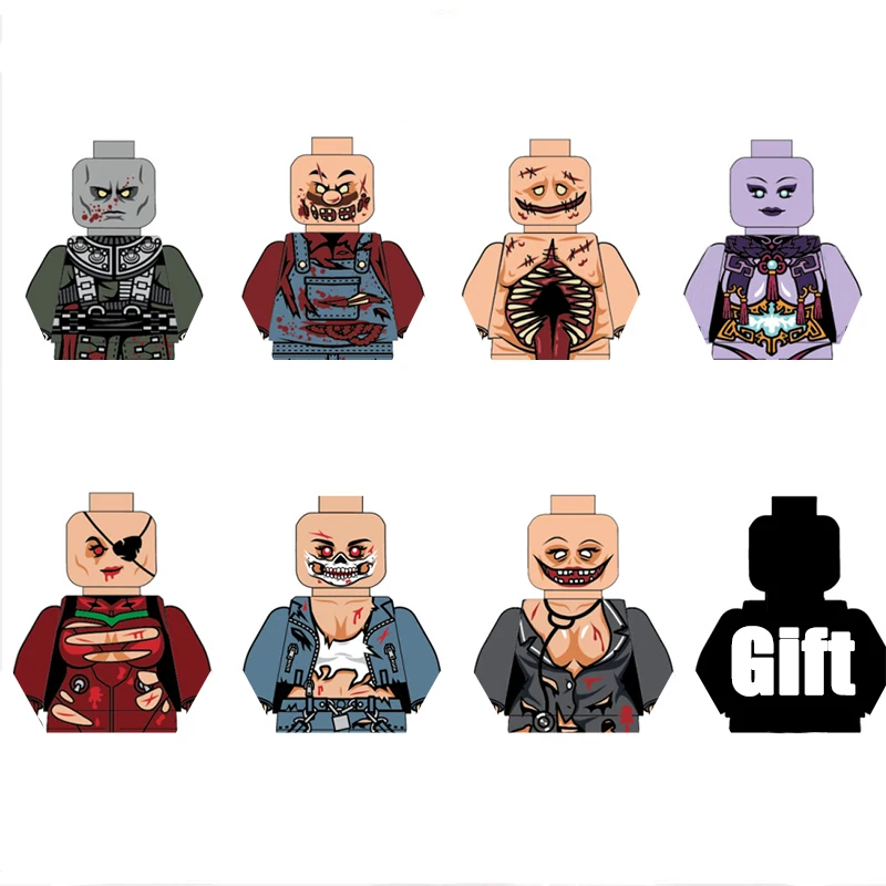 Building Block Zombie Legion, Humanoid Doll, Halloween, Toys, Mini Characters, Doll Toys, Birthday Gifts, Cartoon Characters.