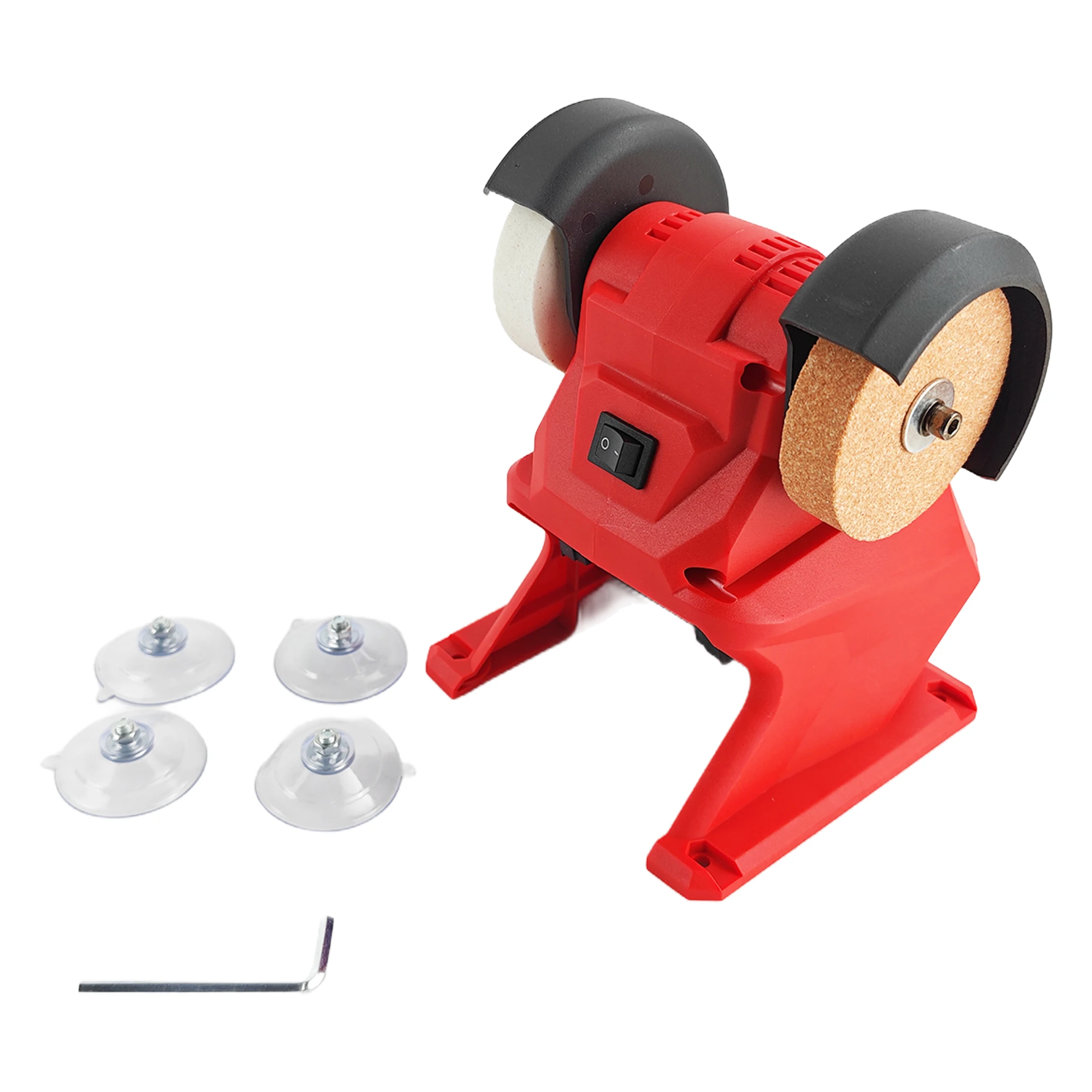 For Milwaukee Battery Mini Bench Grinder Polisher Electric Mini Sander for DIY, Metal, Wood, Jewelry Buffing (Only tool)