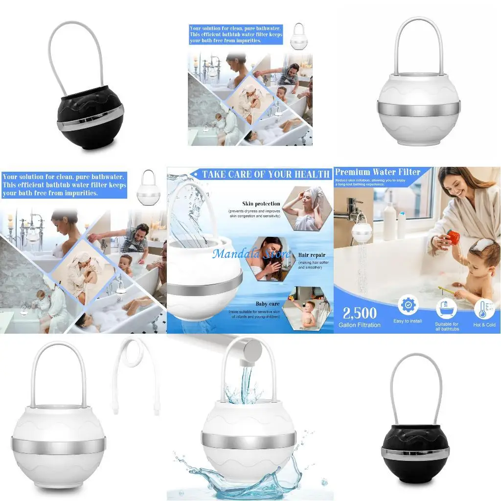 

U2JC Portable Hangings Bath Filter Removes Contaminants Shower Water Filter