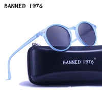 Gafas de sol polarizadas a la moda para hombre y mujer, gafas de sol redondas para conducir, gafas antideslumbrantes, gafas de sol para viajes, pesca y ciclismo