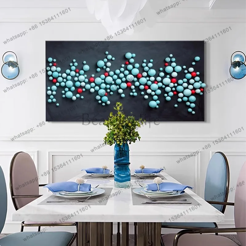 LJY modern light luxury living room background wall decorative painting high-end bedroom bedside painting