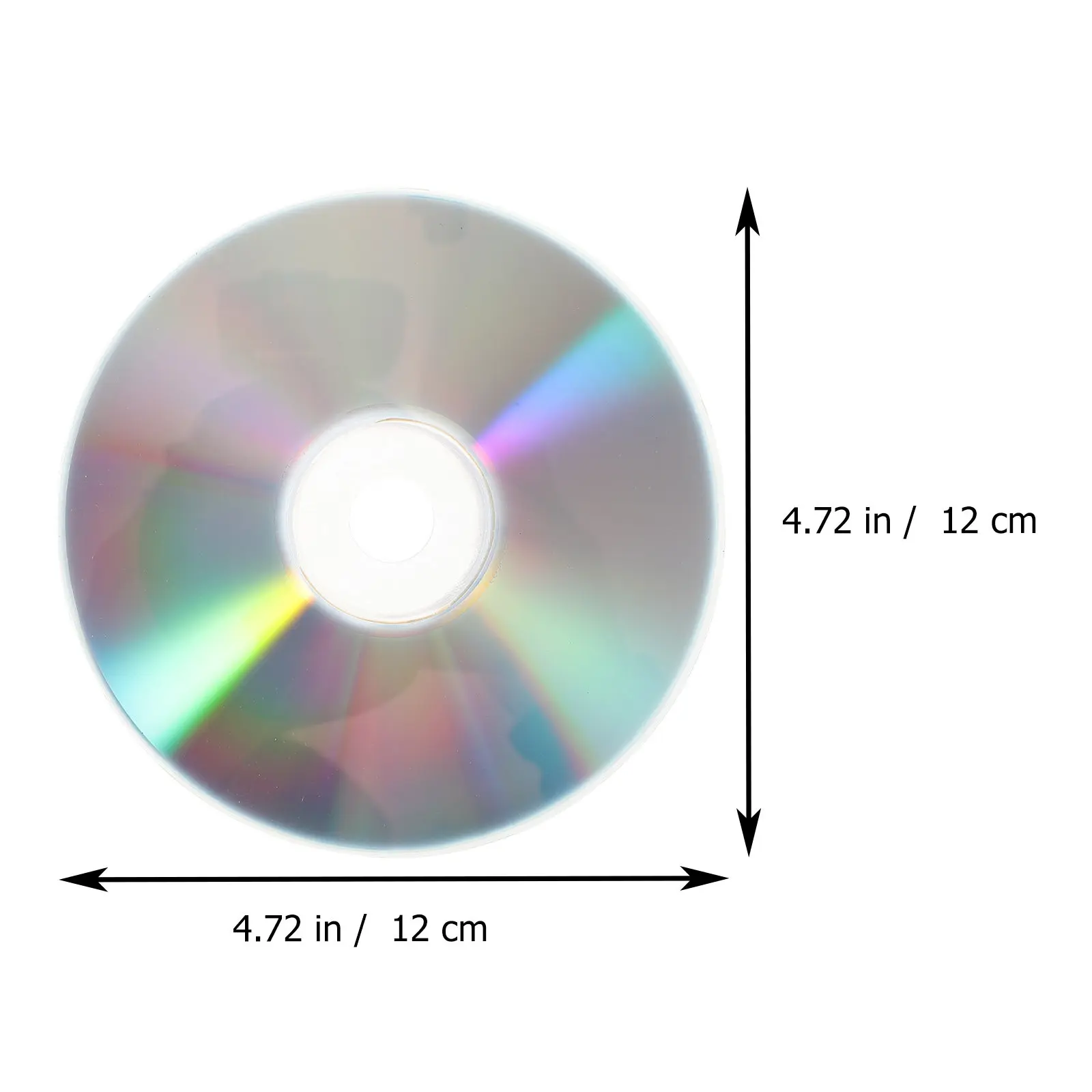 50Pcs Plastic Cd Disk For Art Studio Supplies Party Decor Reflective Discs Decoration Craft