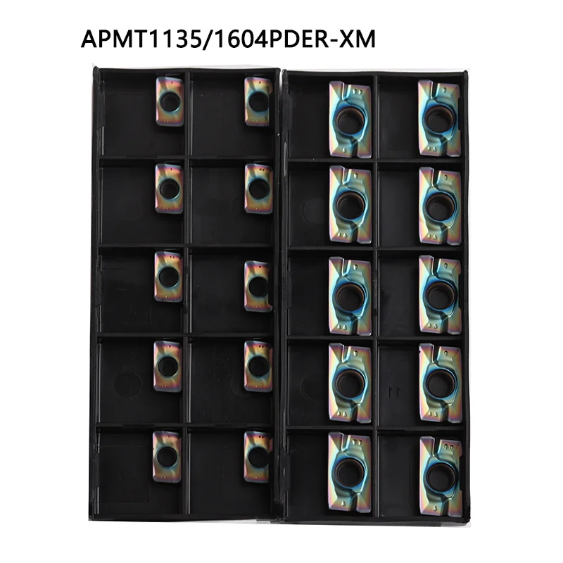 10PCS APKT1003 APMT1135 APMT1604 APMT1605 XM H2 M2 TF618 Milling Inserts CNC Lathe Mill Turning Tool APKT APMT Carbide Blade