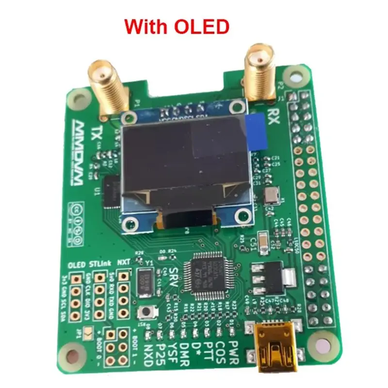 ABZW V1.3 For MMDVM_HS_Dual_Hat Duplex RX TX Hotspot Board + OLED