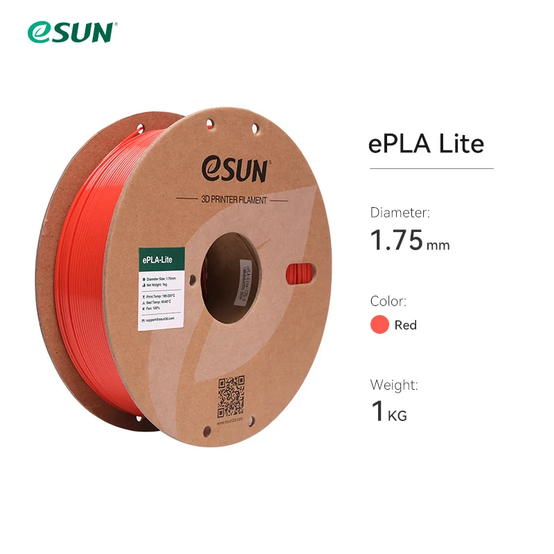 ESUN Snelprintend PLA Filament voor 3D-printer 1,75 mm 3D-printerfilament 1 kg (2,2 lbs) spoel 3D Verbeterd PLA voor Bambu Lab