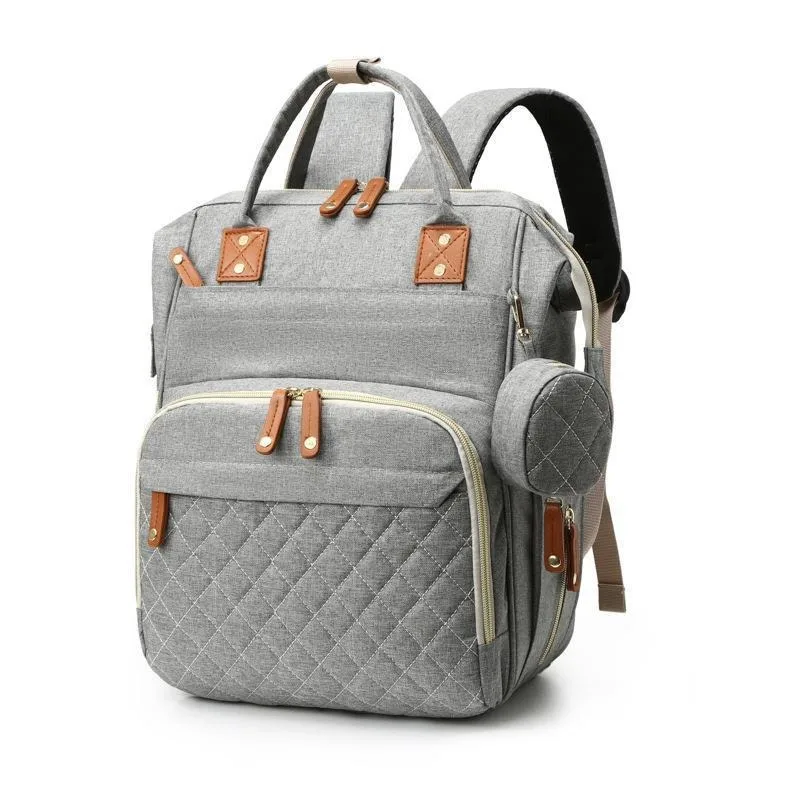 Sac à langer portable polyvalent de grande capacité, sac de maman de voyage, sac de maman étanche, sac à couches spinales de loisirs, initié, nouveau, automne