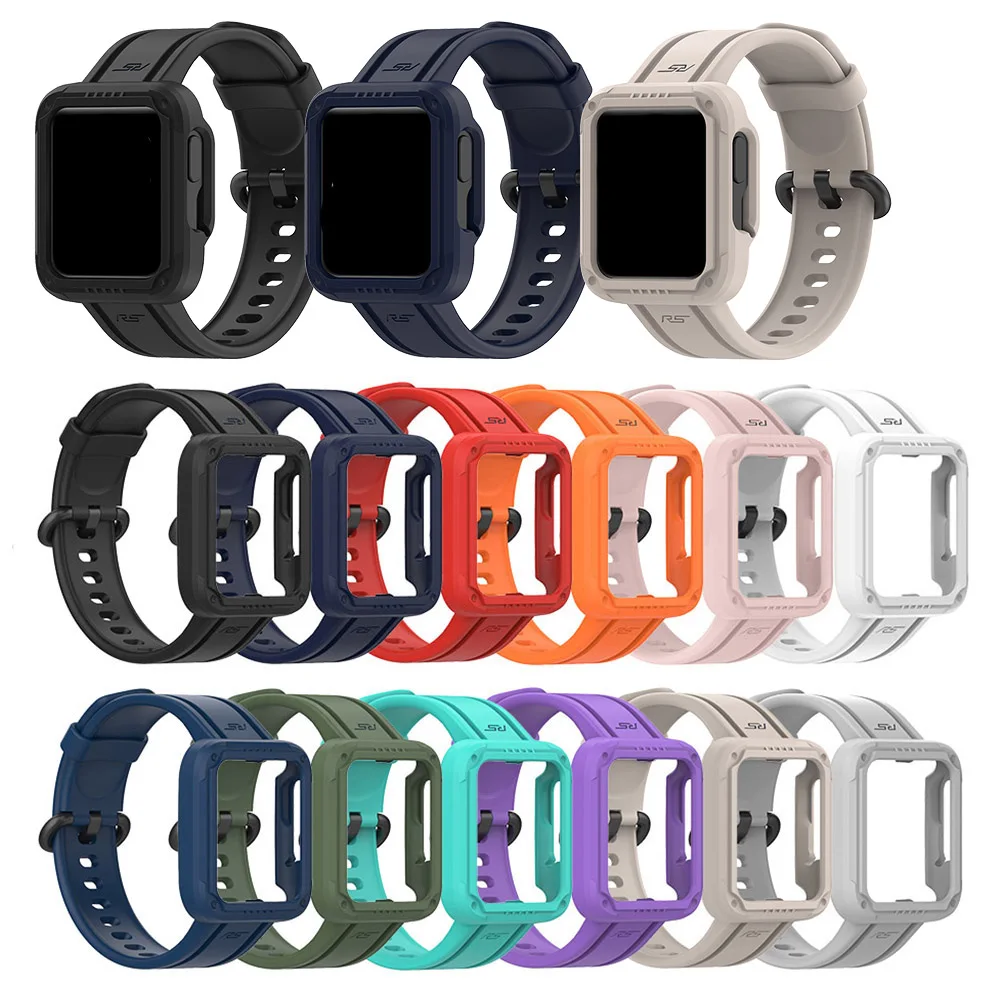 Pulseira de silicone para redmi watch 2/2 lite horloge 2, pulseira de substituição para xiaomi poco watch/mi watch lite