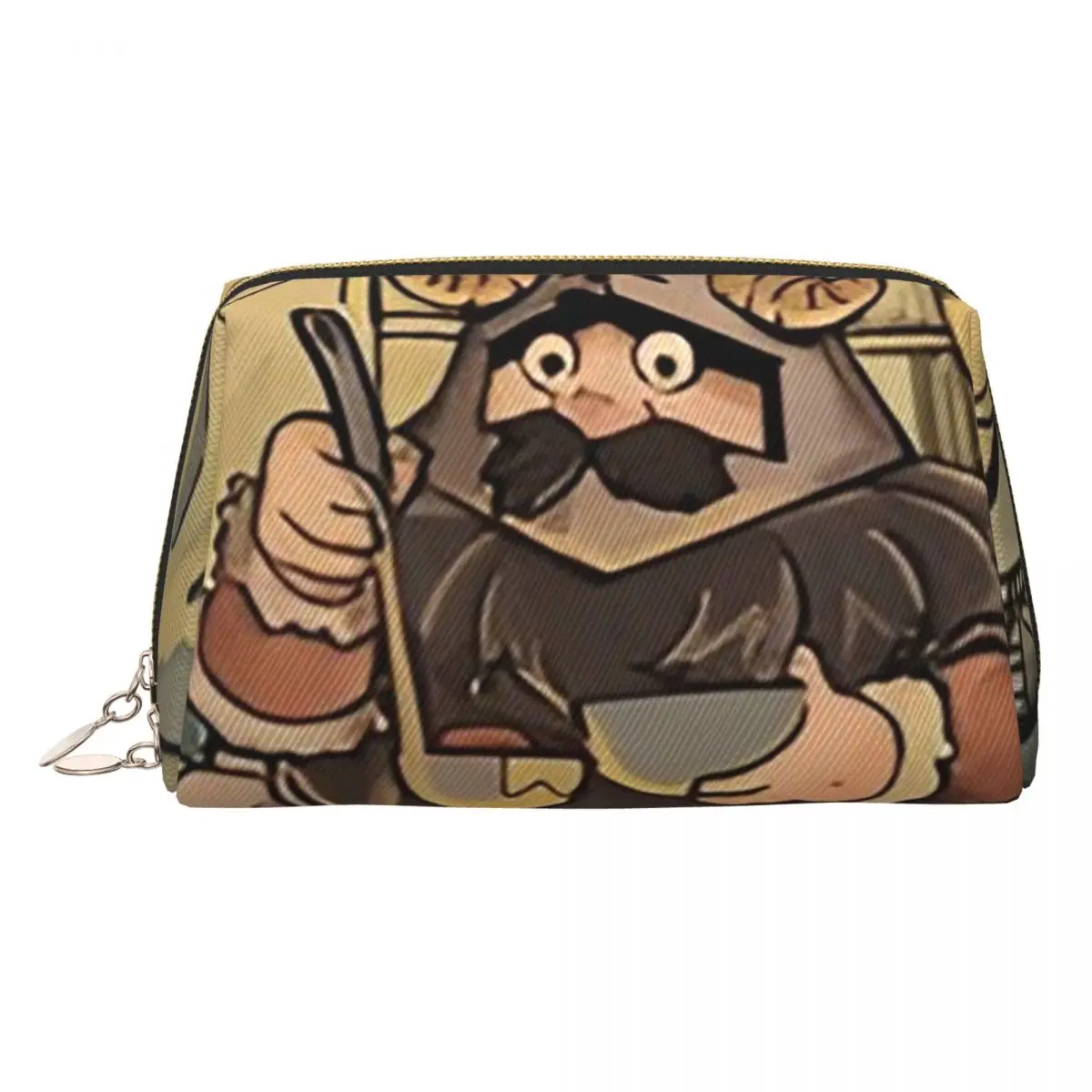 Dungeon Meshi Delicious In DungeonSenshi Cooking Women Cosmetic Bags Travel Makeup Organizer Pouch Toiletry Storage Dopp Kit Box