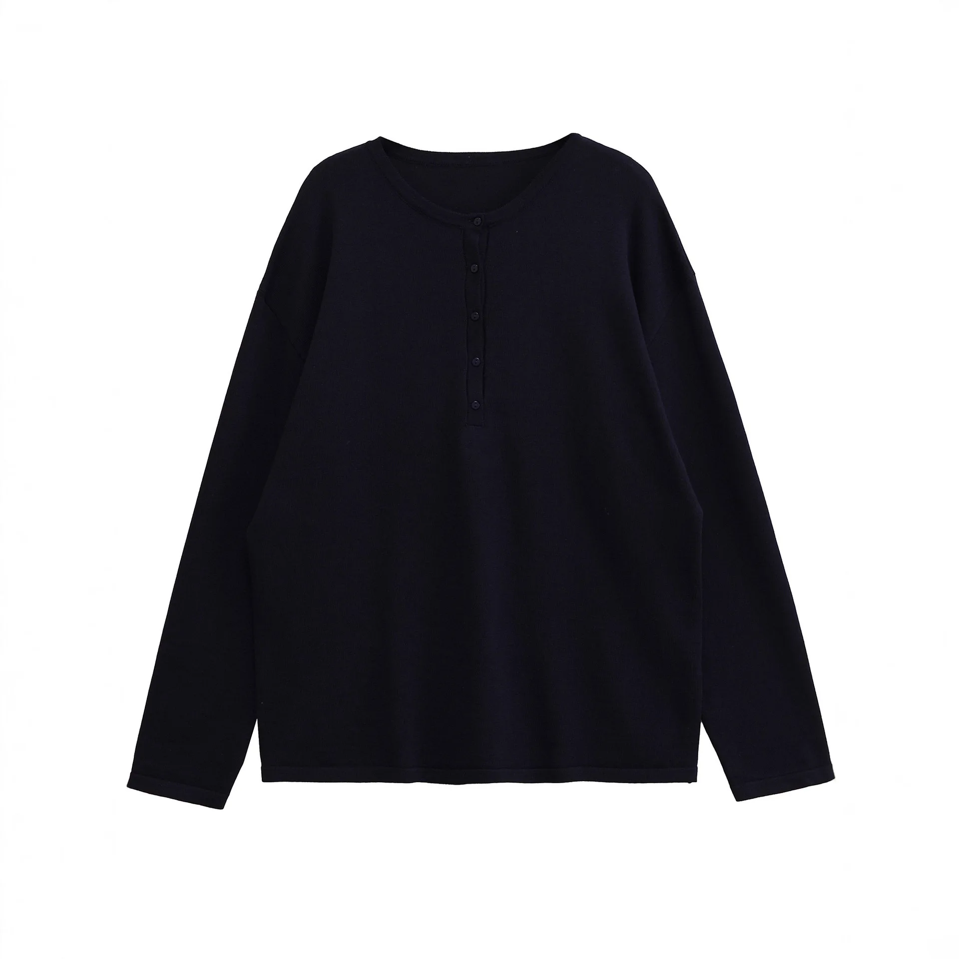 Cardigan aperto di nuovo arrivo autunnale da donna con base piatta semplice in maglia trasparente stile europeo