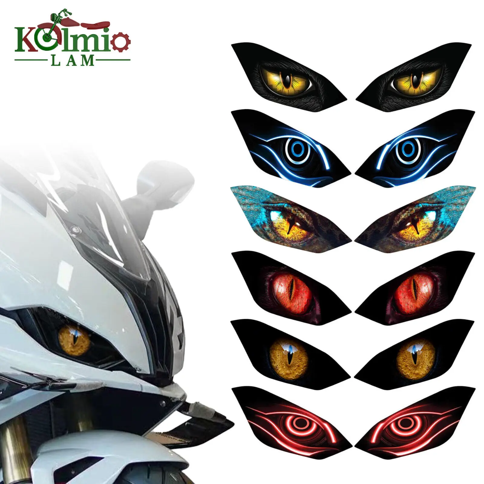 

Fit for BMW S1000RR M1000RR 2019 - 2024 Motorcycle Headlight Protector Sticker Decal