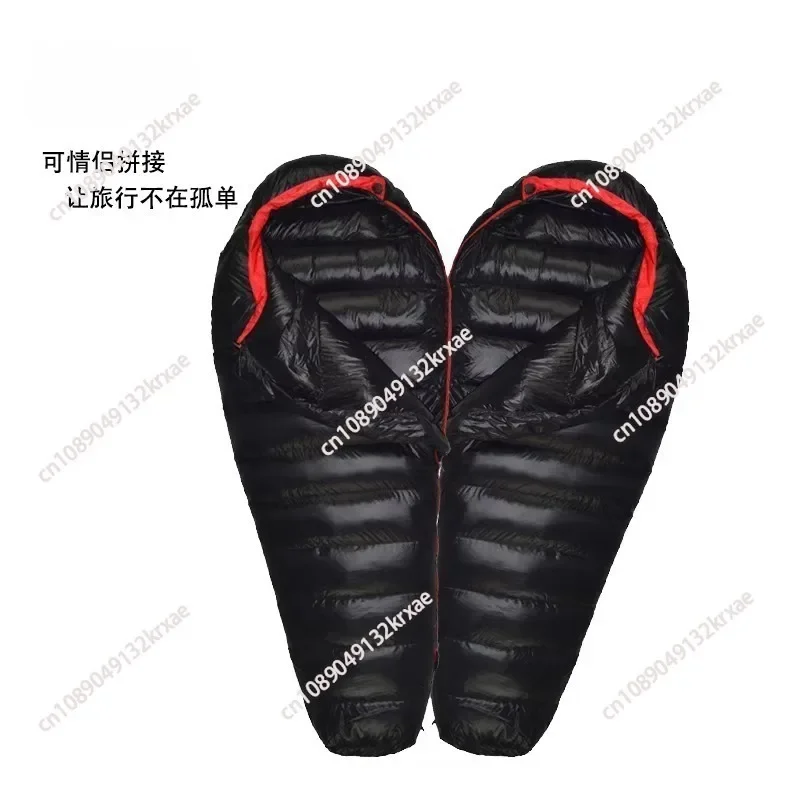Down sleeping bag goose down adult outdoor minus 30 degrees lightweight camping travel portable ultra light lunch break