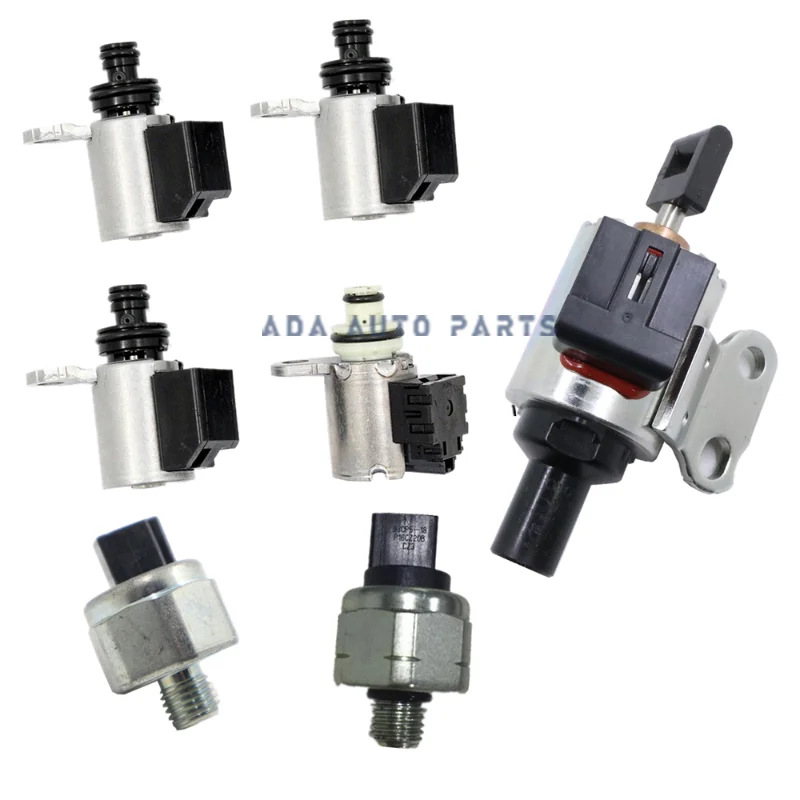 7Pcs Original JF011E RE0F10A F1CJA CVT Transmission Solenoids Kit Set For Nissan 31947-1XA00 31947-1XF00 CP5-10 & CP5-18