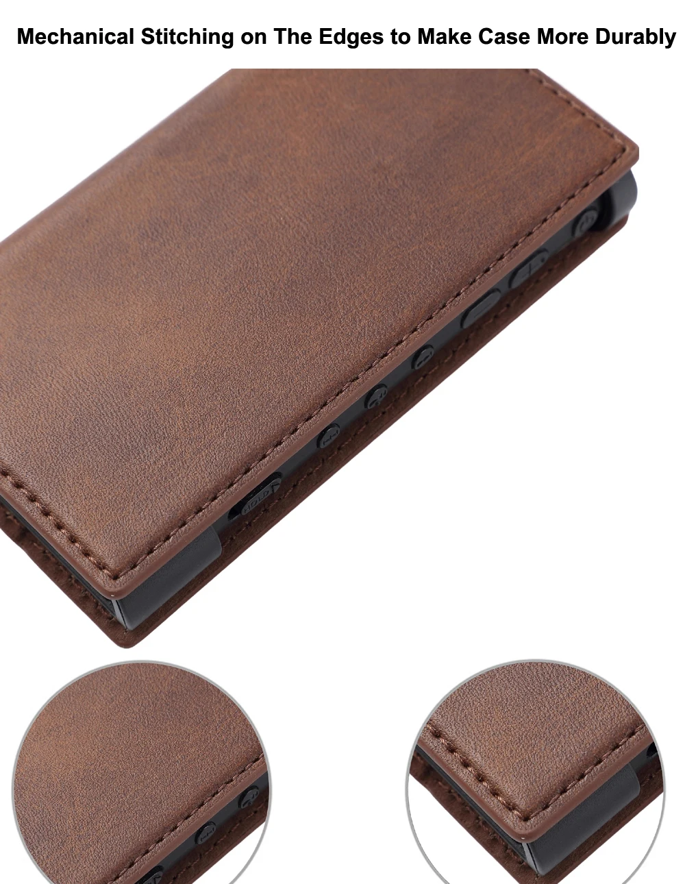 Étui de protection en cuir PU résistant aux chocs, housse à rabat pour Sony Walkman série NW-A306 NW-A307 NW-A300