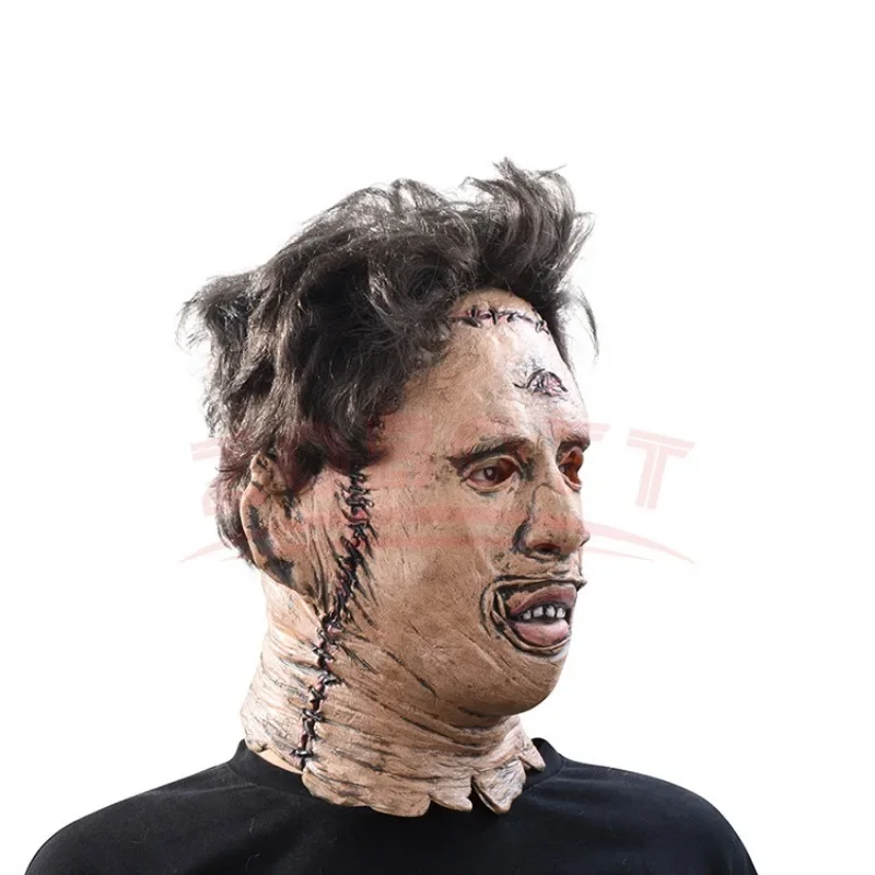 Texas Chainsaw Massacre Leatherface Mask Halloween Horror Fancy Dress Party Cosplay Latex Masks Halloween Party Latex Ball Mask image 5