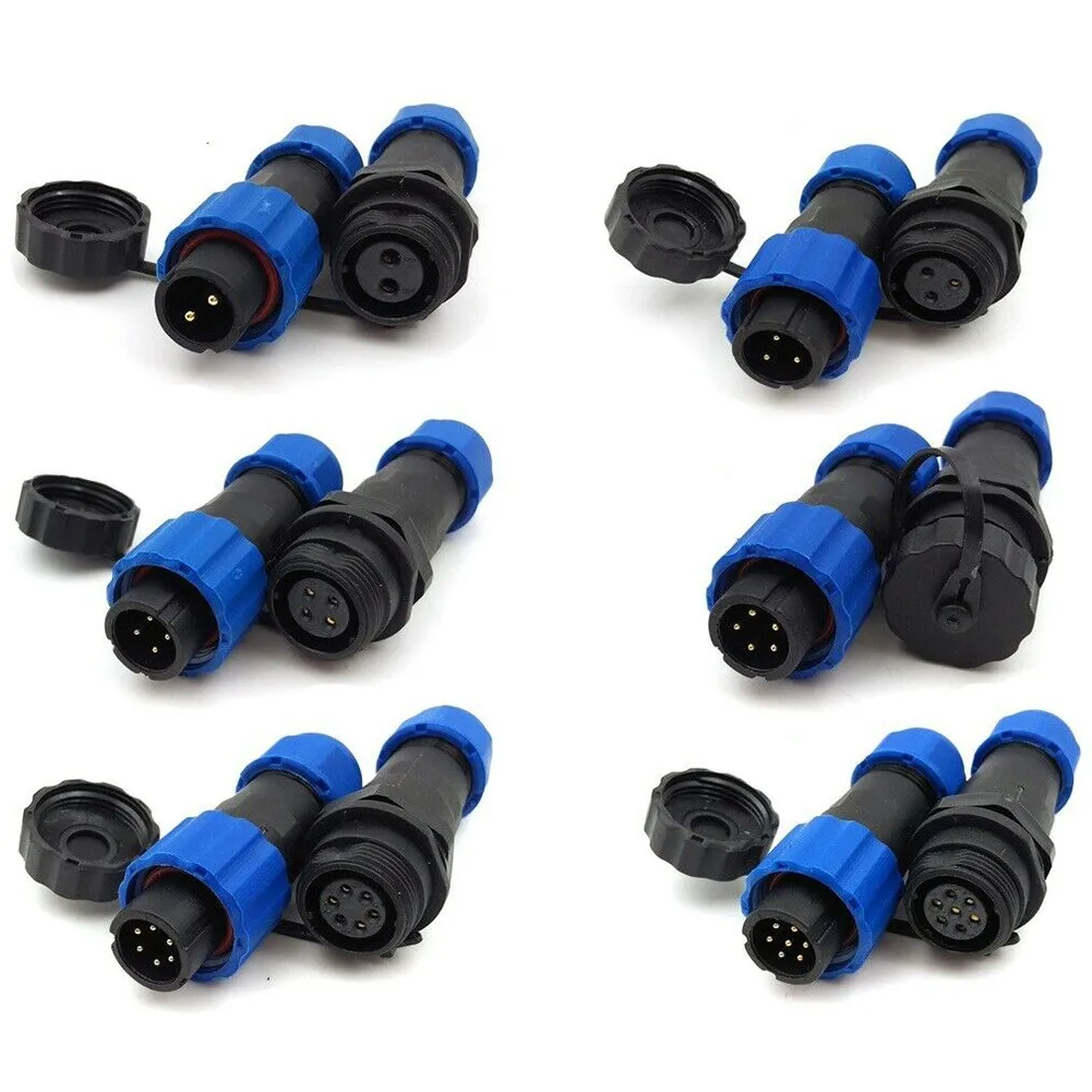 Conectores à prova d'água IP68 de grau de aviação Desempenho confiável com opções macho e fêmea da série SD13 com até 7 pinos