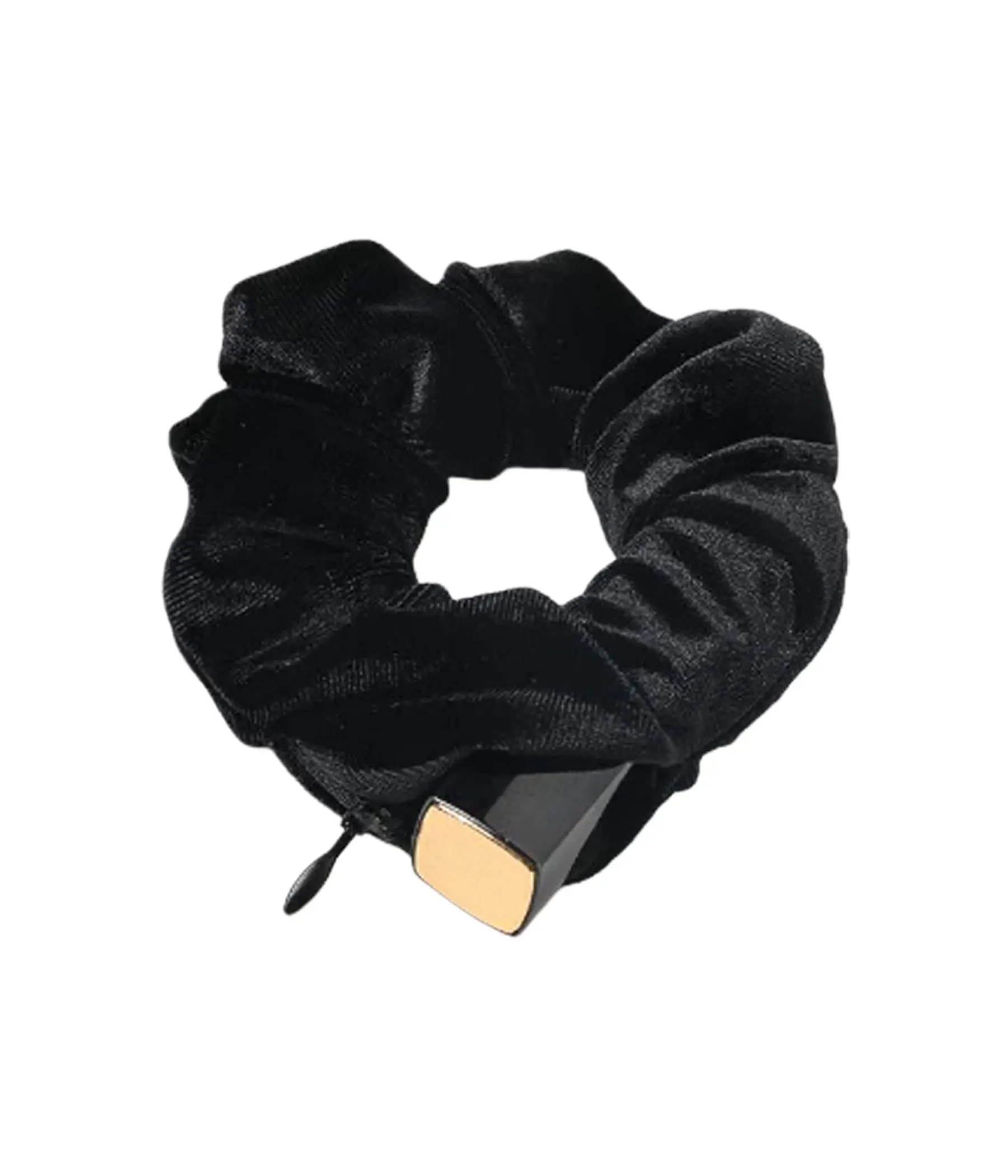 Soft Velvet Headband with Secret Pocket Multifunctional Hair Band Hidden Storage Pouch for Keys Coins Earphones Travel Gym Practical Hair Decoration