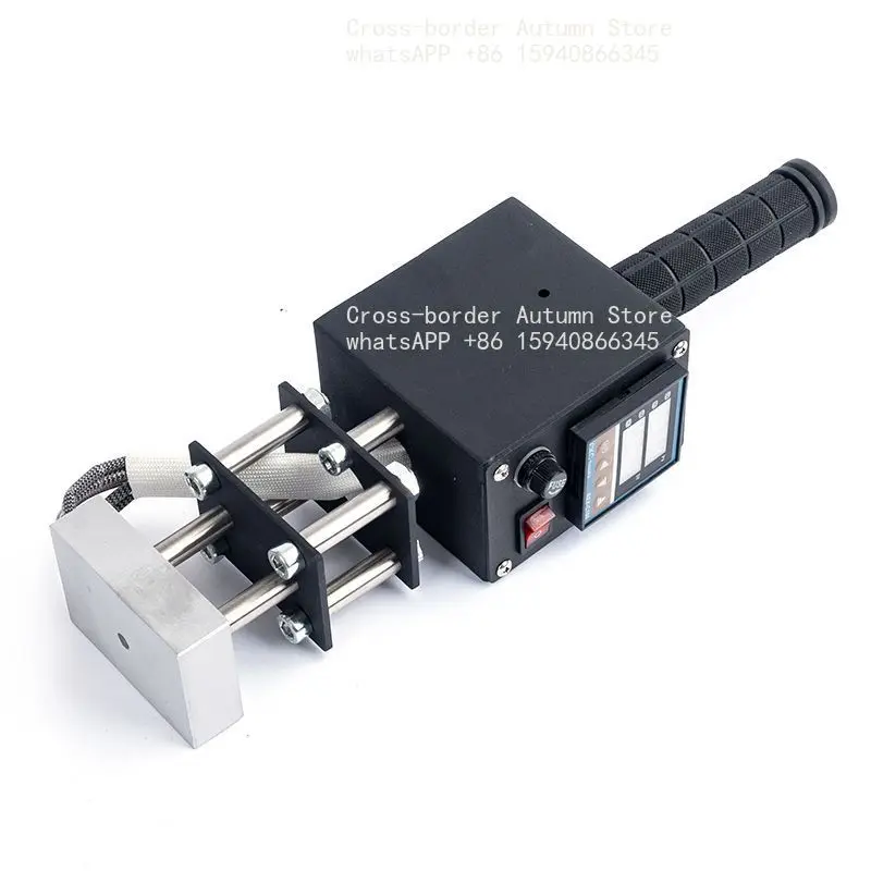 Small manual bronzing machine, hot stamping coconut labeling machine logo leather printing tool