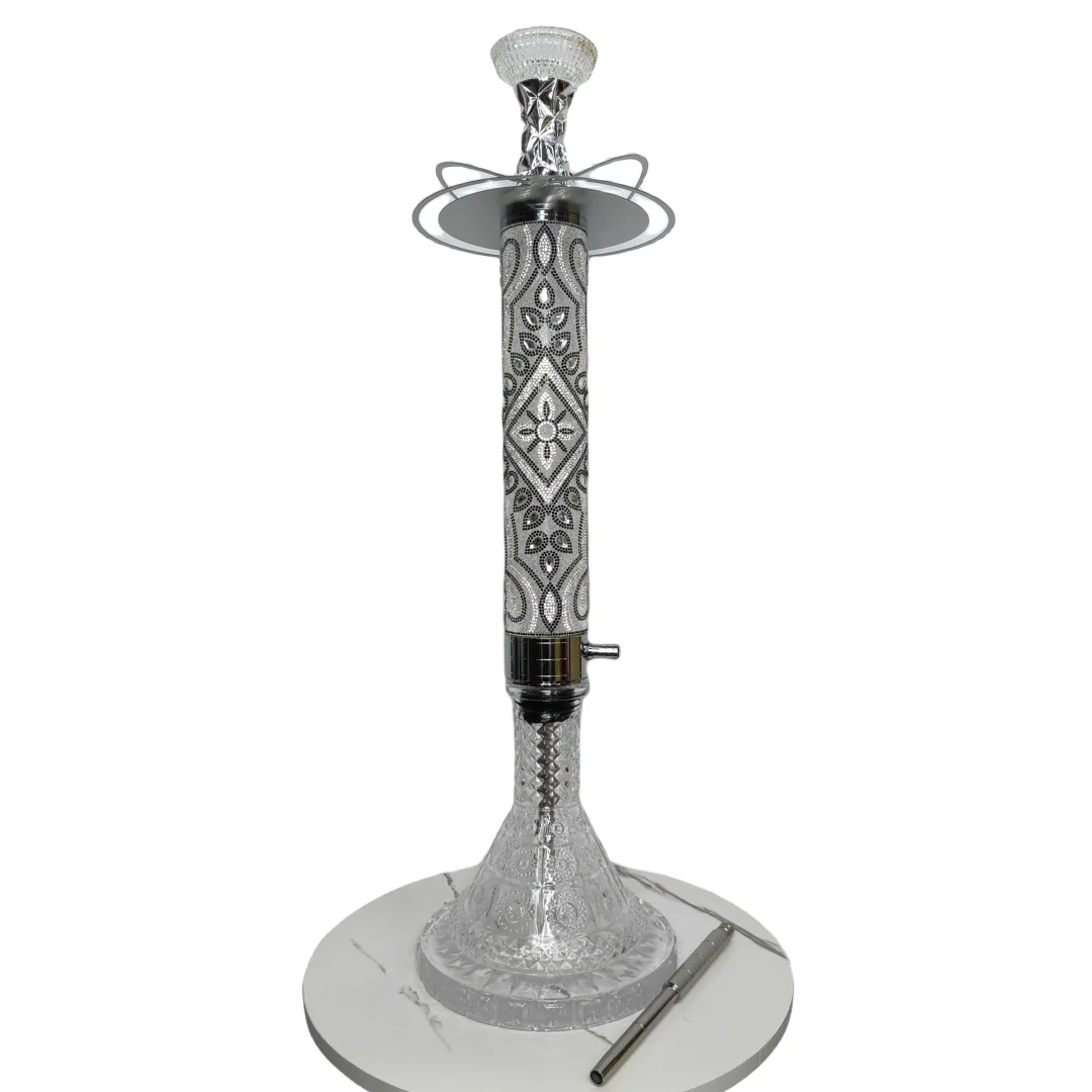 Large Diamond Hookah Bar Club Single Pipe Shisha Narguile Complete Smoking Accessories, Grass Smoke Accessories, Hooka Set