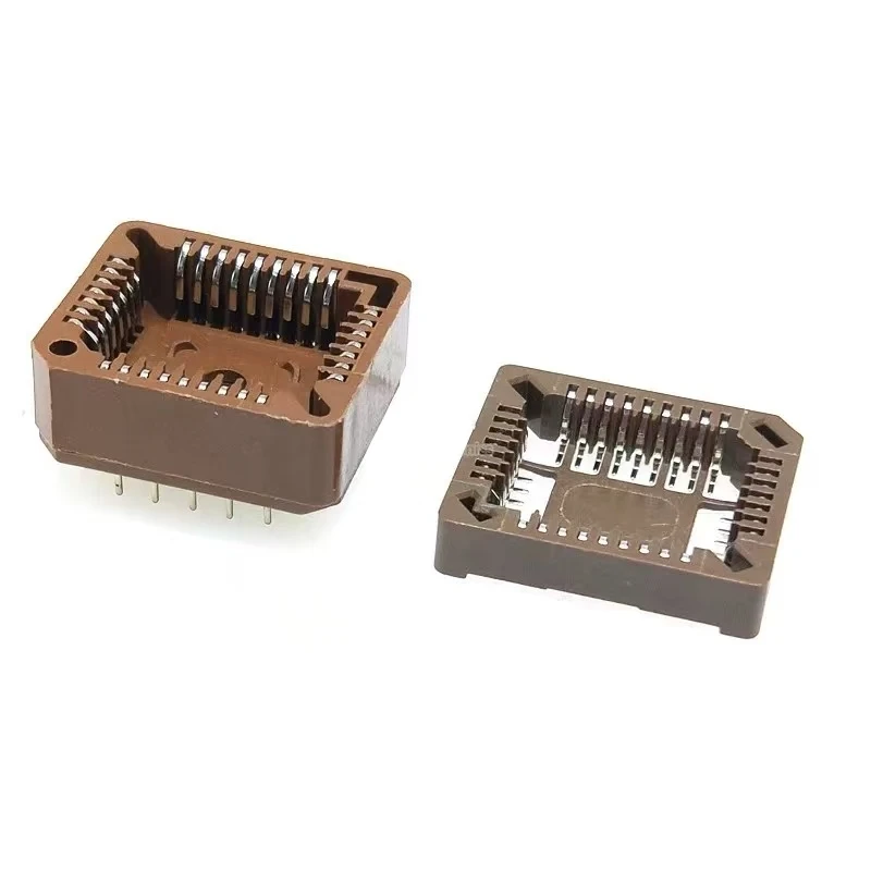 10pcs PLCC28 PLCC32 PLCC44 PLCC52 PLCC68 PLCC84 Pin PLCC SMT DIP type IC Socket Adapter PLCC Converter