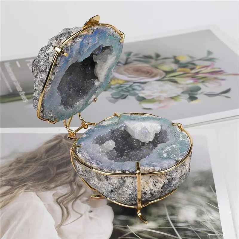 

Ornament Wholesale Natural Angel Halo Crystal Agate