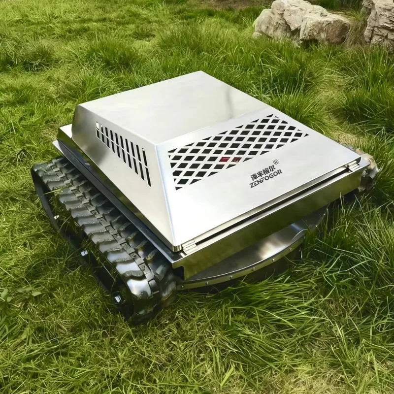Lawn Mower Automatic Remote Control Multifunctional for Large Yard Garden Agriculture Industrial Use Durable Gear