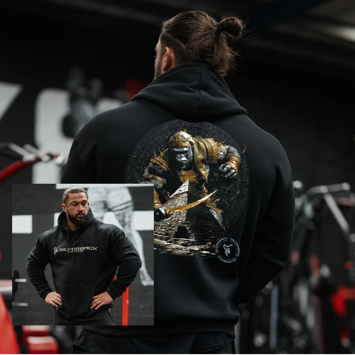 Viking Pull Hoodie (Limited Edition) Silverback Gymwear Graphic Printing High-end Luxury Unisex Style Both of Men and Women