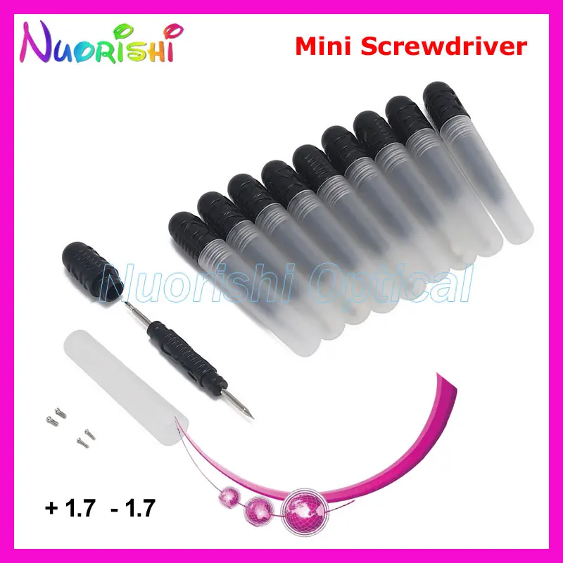 100pcs SS80115 2-in-1 Mulit Function Mini Screwdriver Kit With 4pcs Screws Glasses Cellphone Watch Repairing Screwdriver Tool