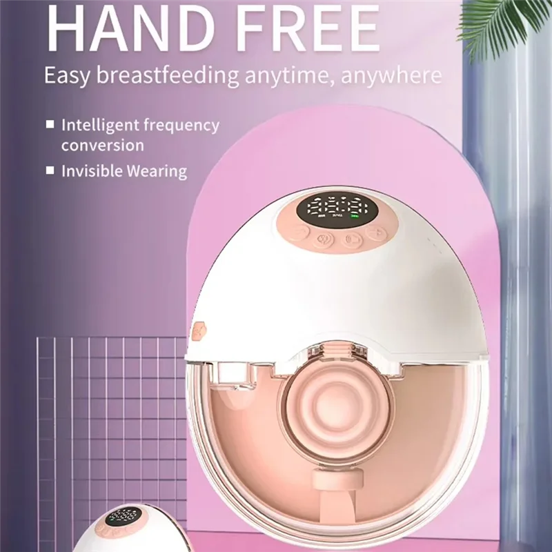 

WORTHOWN-Breast Pump With Cordless Bottle Design Wearable Wireless Bra Breast Pump Flange Milk Manual Breast Pump