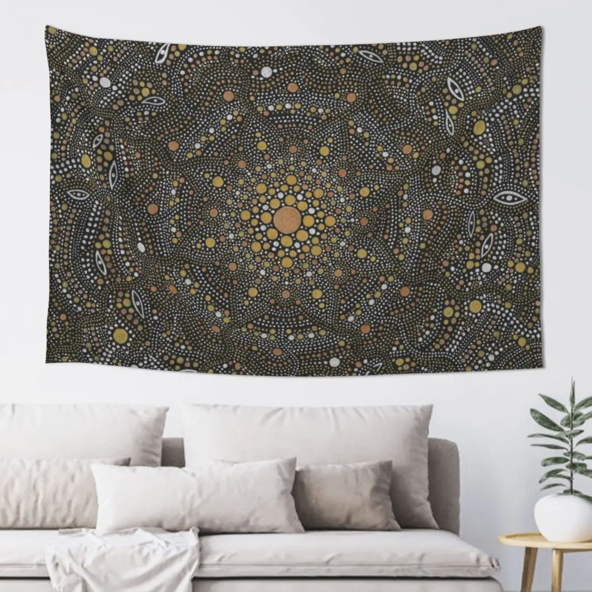 

Cosmic Breath Dot Mandala Tapestry Decoration Aesthetic Decorative Wall Mural Tapestry