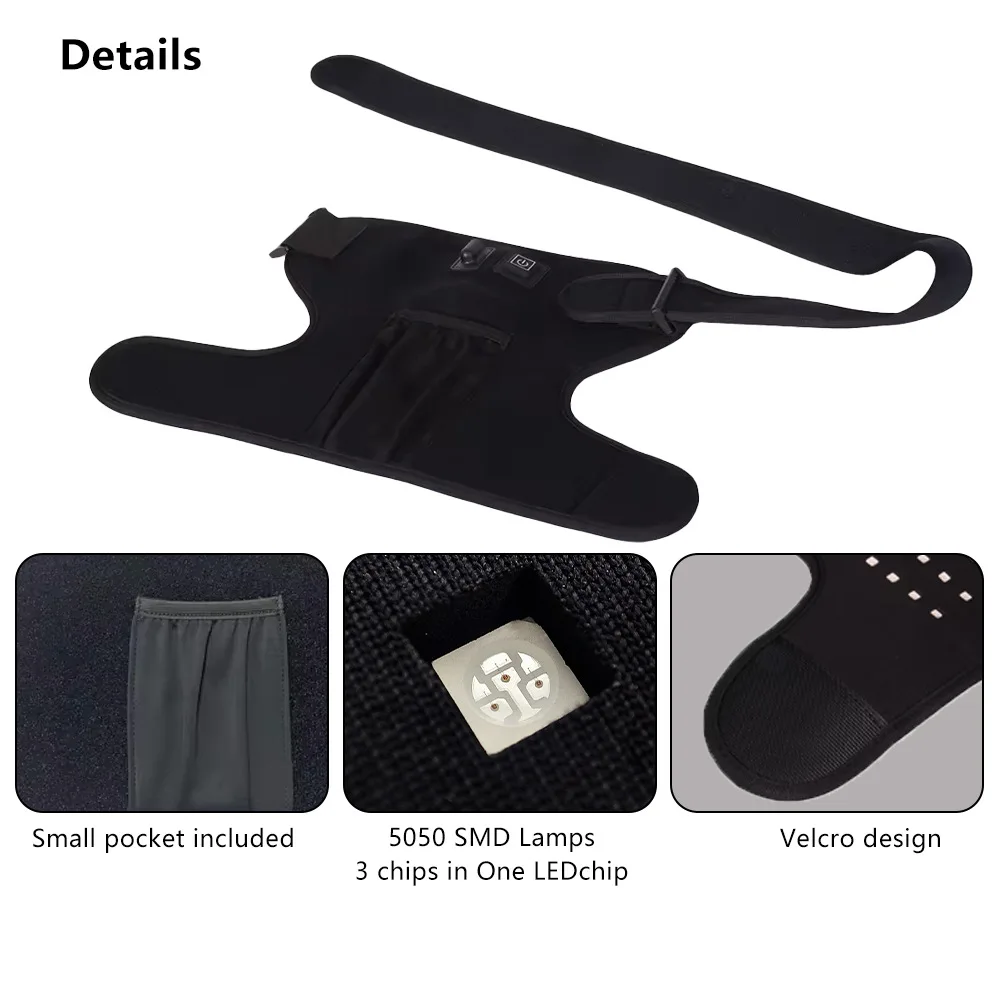 2026 Red Light Therapy Shoulder Pad 96 Led Infrared Physiotherapy Lamp