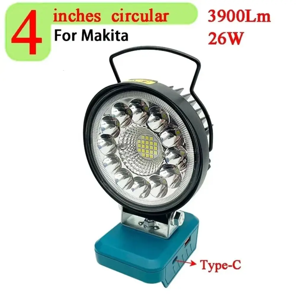 

USB-C Quick Charge Outdoor Work Light Easy Install Engineering Lighting LED Working Lamp Flashlight Lantern Electric Torch