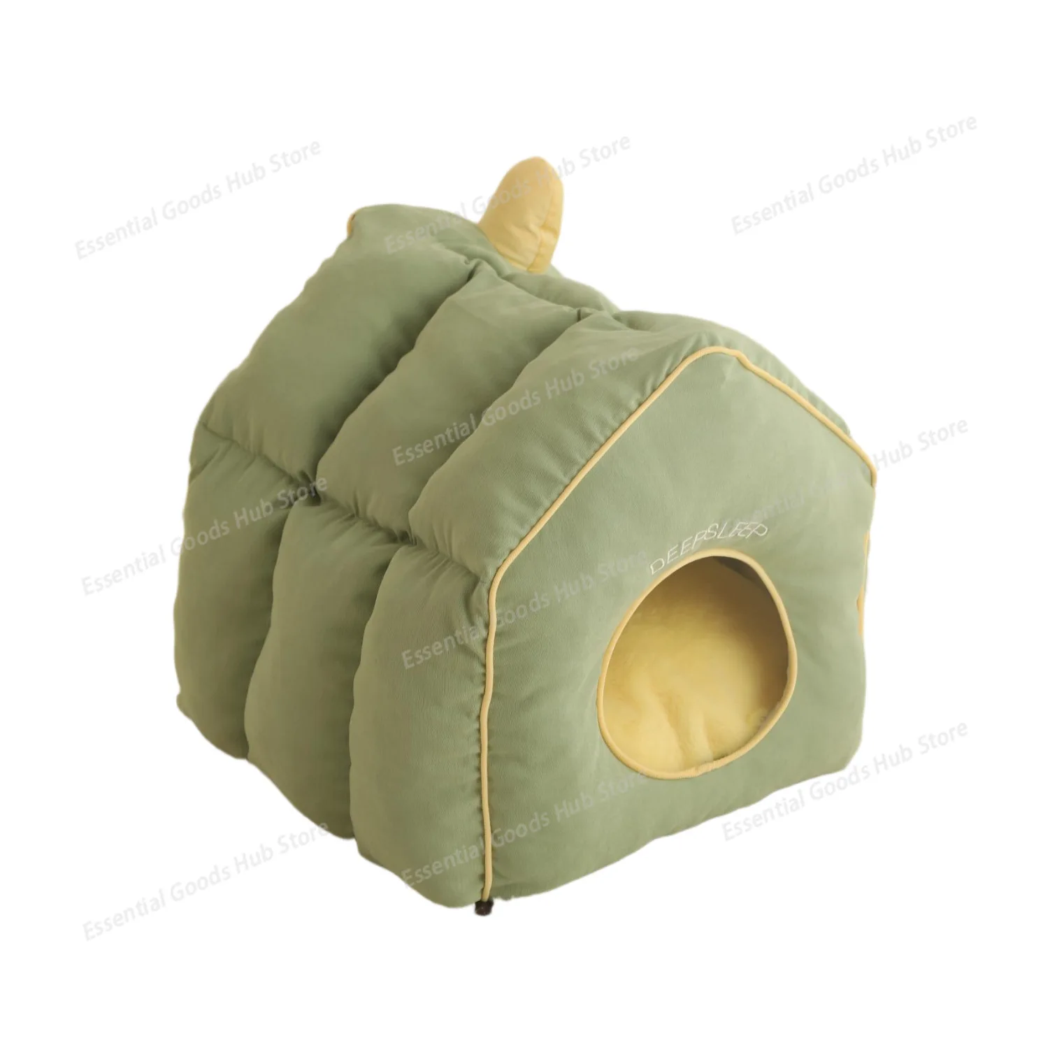 

Winter Warm Enclosed Cat Bed with Sense of Security, All-Season Universal Cat Mat, Winter Cat Hideaway House