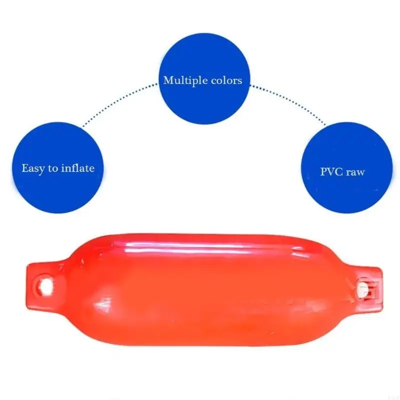 F1CF Marine Boat PVC Bumpers Reinforced Eyelet Simple Installs for Docking & Collision Resistance of Yachts