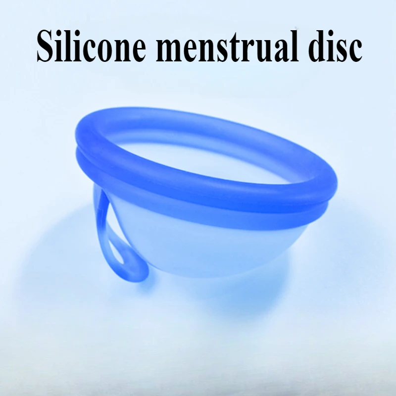 Silicone Menstrual Disc Period Menstrual Collector Extra-Thin Menstrual Disc Flat-fit Design Women Health Care Feminine Hygiene